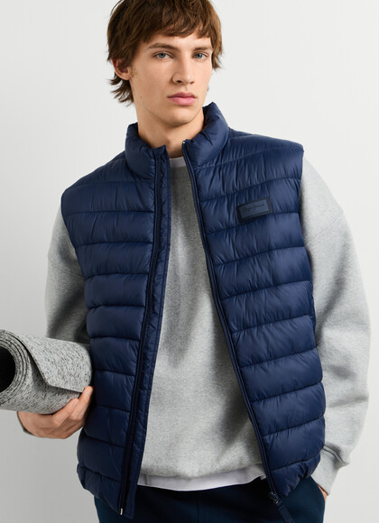 PADDED HIGH NECK GILET