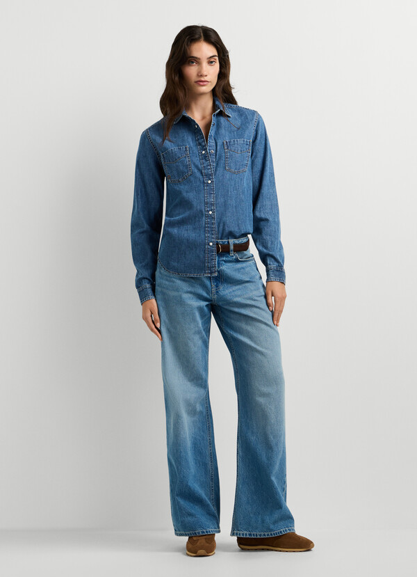 REGULAR FIT DENIM SHIRT