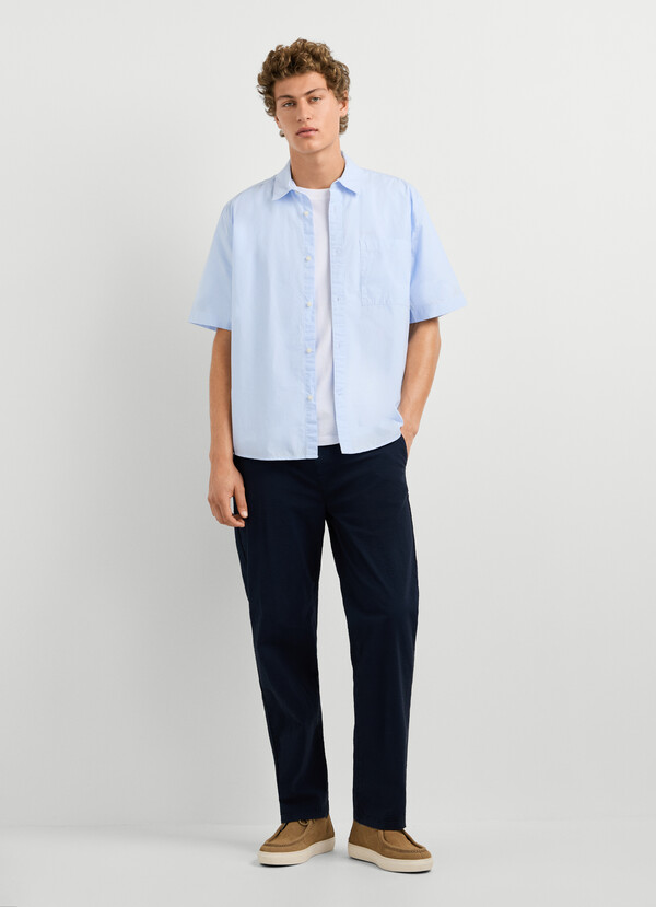 CASUAL FIT POPLIN SHIRT