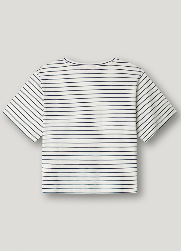 RELAXED FIT STRIPED T-SHIRT