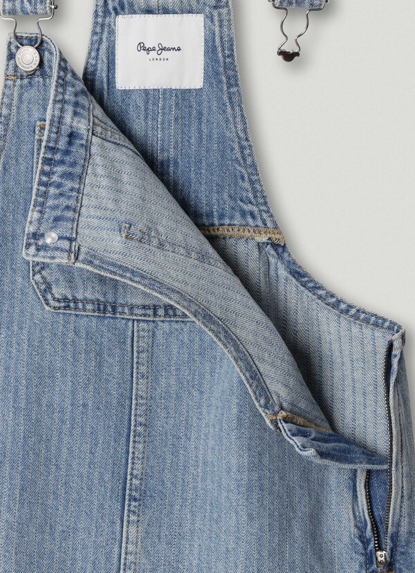 REGULAR FIT DENIM MINI DRESS