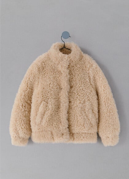 FAUX FUR BOMBER JACKET