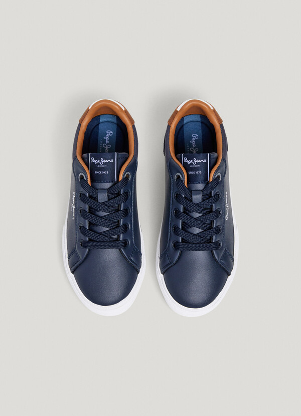 CLASSIC TRAINERS WITH SUEDE DETAILS - KENTON