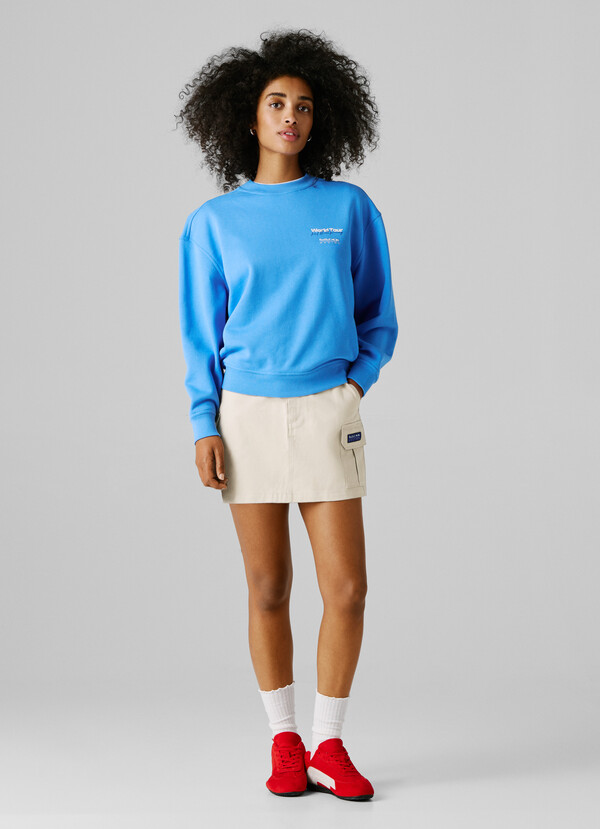 RELAXED FIT CREW NECK SWEATSHIRT