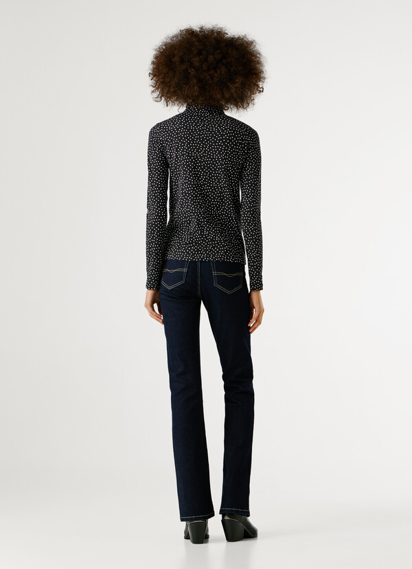 POLKA DOT PRINT T-SHIRT
