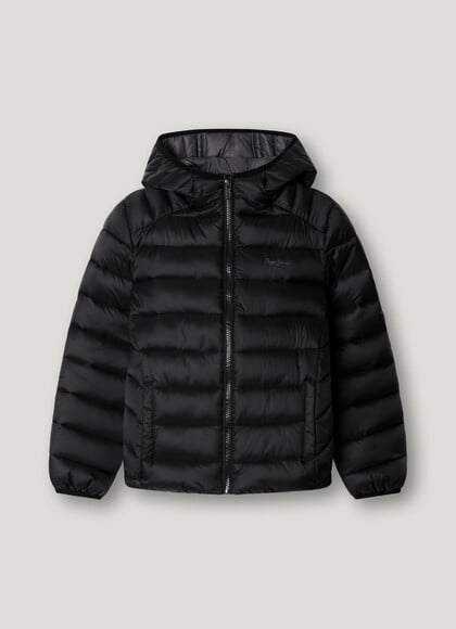 REGULAR FIT HOODED PUFFER JACKET