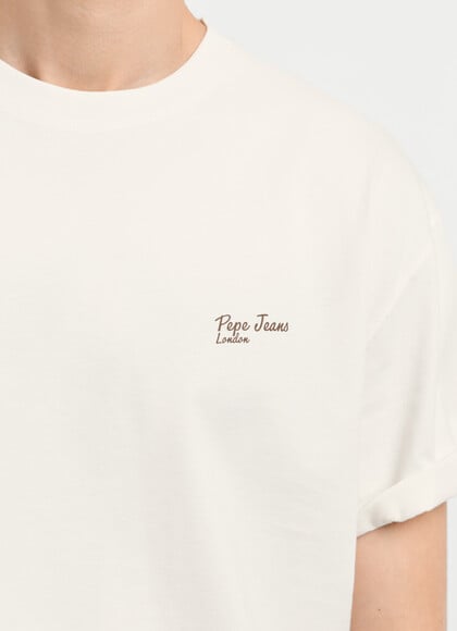 CASUAL FIT BACK PRINT T-SHIRT