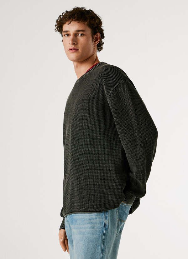 CREW NECK KNIT JUMPER