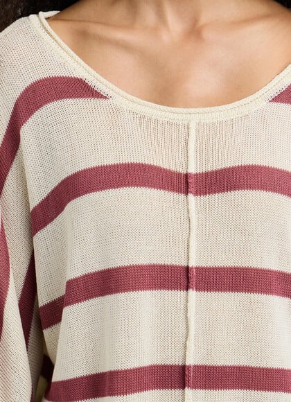 STRIPED KNIT JUMPER