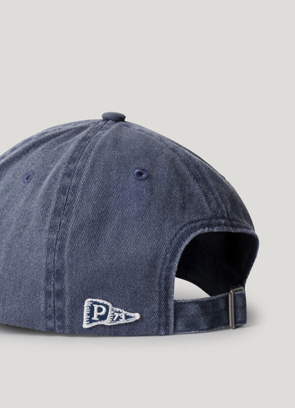 EMBROIDERED LOGO TWILL CAP