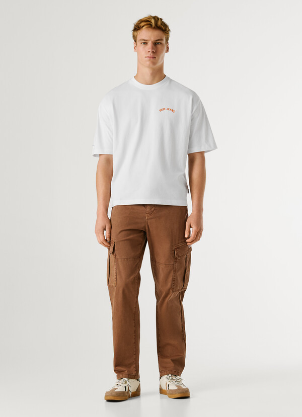 WIDE FIT BACK PRINT T-SHIRT