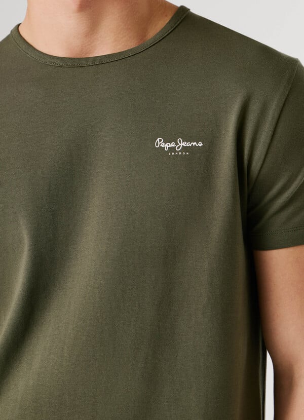 SLIM FIT LOGO PRINT T-SHIRT
