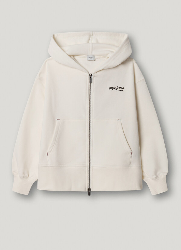 RELAXED FIT FULL ZIP HOODIE