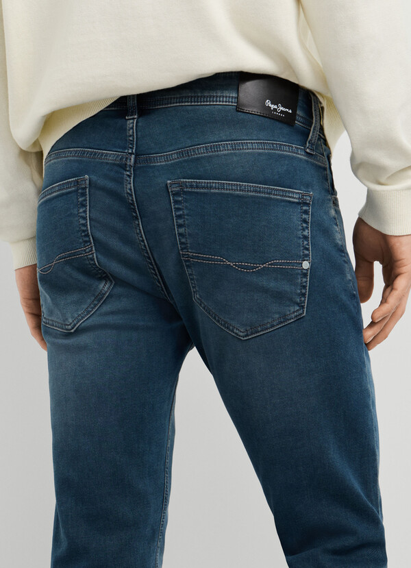 SLIM FIT MID-RISE JEANS - TRACK