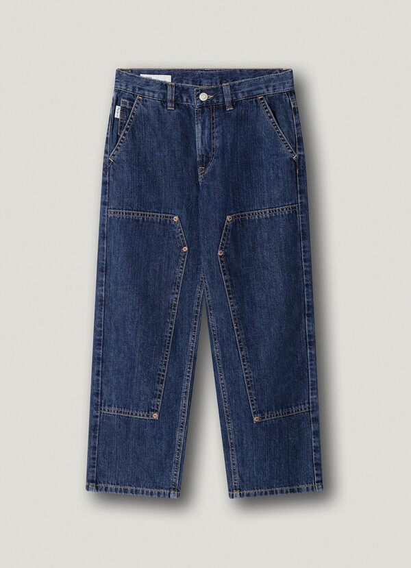 LOOSE FIT MID-RISE JEANS - DAN