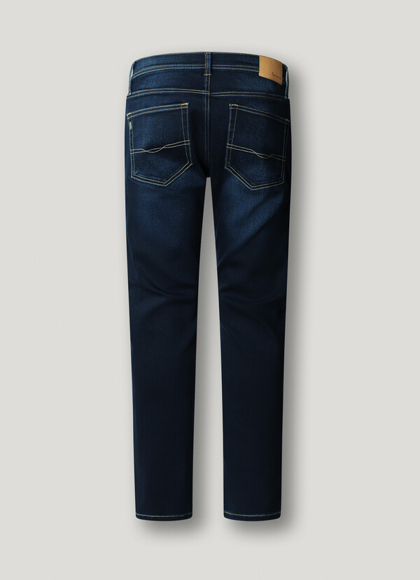 TRACK- SLIM FIT MID-RISE JEANS