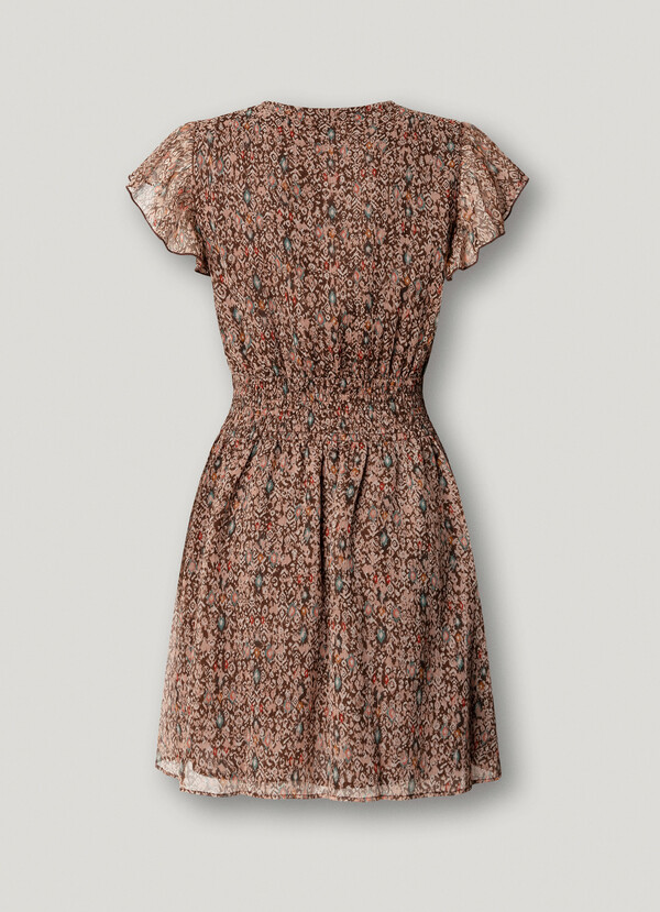 FANTASY PRINT MINI DRESS