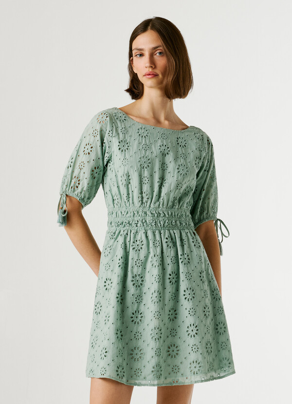 OPENWORK DETAIL MINI DRESS