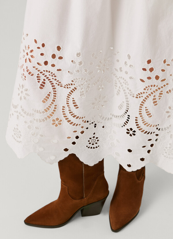 OPENWORK DETAIL MAXI DRESS