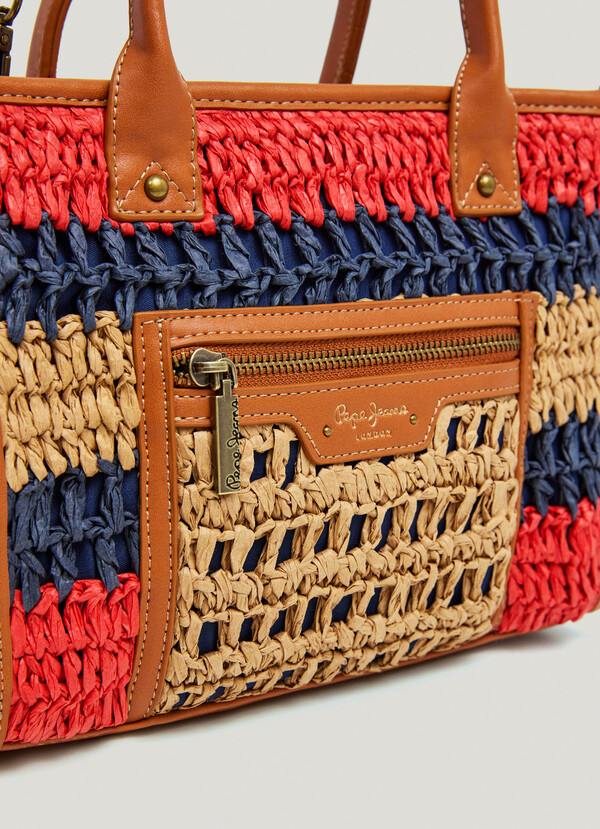 RAFFIA SHOULDER BAG