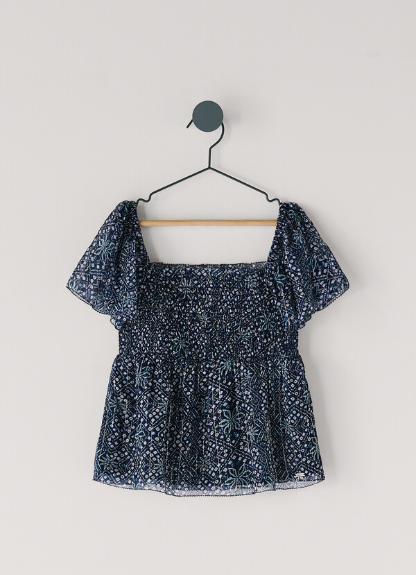 BLOUSE &Agrave; IMPRIM&Eacute; FLORAL