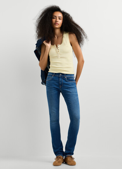 LOW-RISE SLIM FIT JEANS - BROOKE