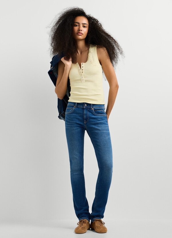 LOW-RISE SLIM FIT JEANS - BROOKE