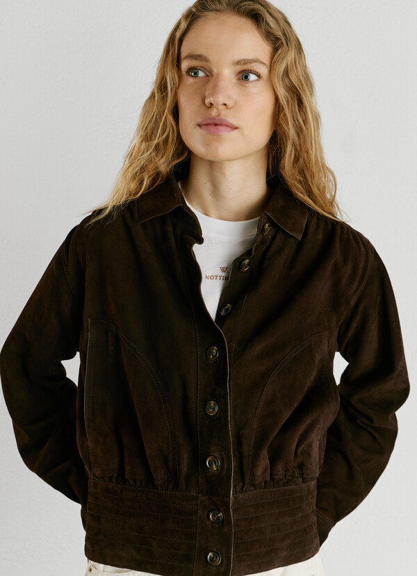 SUEDE BOMBER JACKET