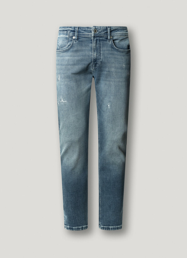 TAPER FIT MID-RISE JEANS - STANLEY