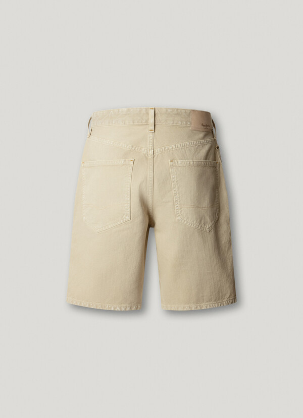 LOOSE FIT TWILL SHORTS