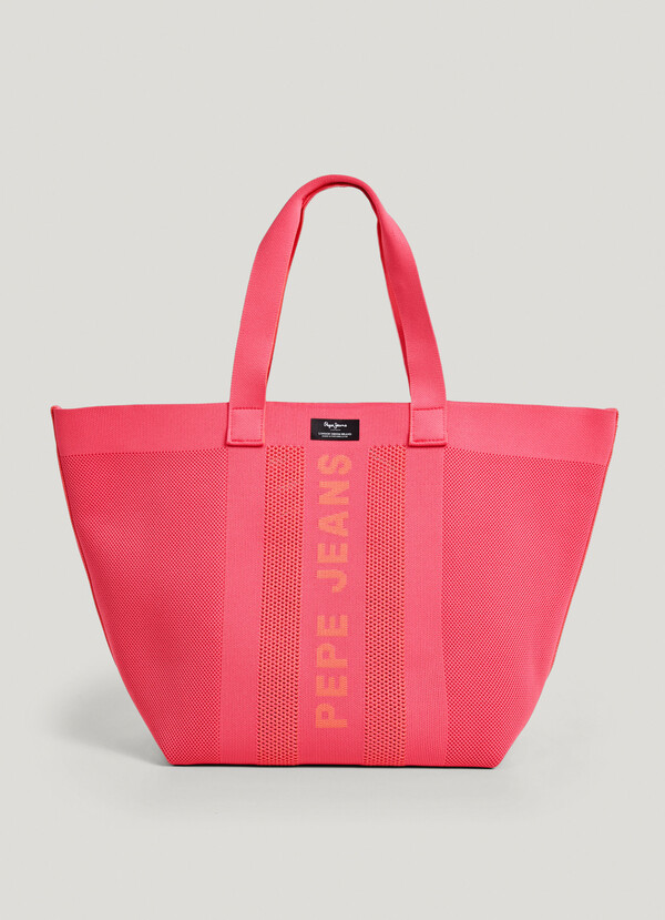 MALA SHOPPER COM LOGO ESTAMPADO