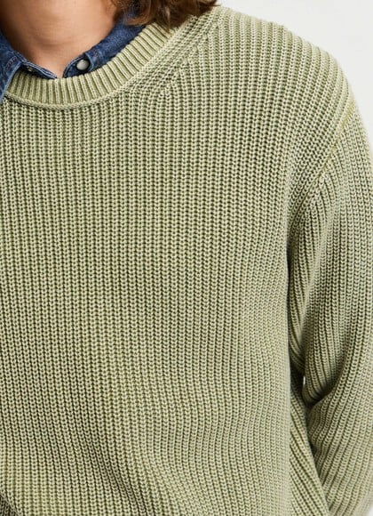REGULAR FIT CREW NECK KNIT JUMPER