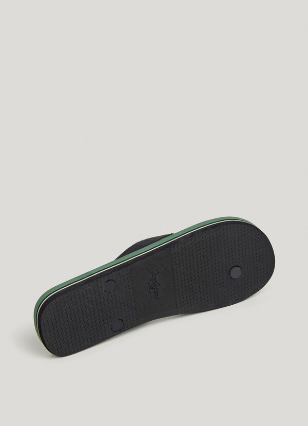 THREE-POINT BEACH FLIP FLOPS WITH LOGO