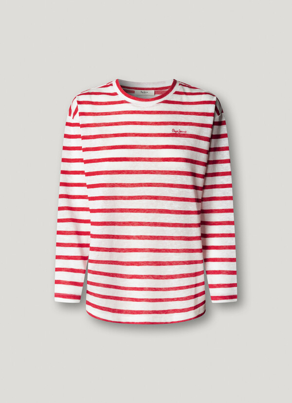 LONG SLEEVE STRIPED T-SHIRT