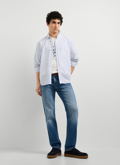CASH BRIT - STRAIGHT FIT MID-RISE JEANS