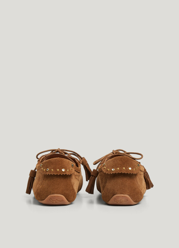 SUEDE SHOES WITH STUDS