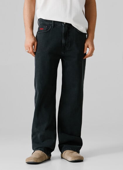 HIGH - RISE LOOSE FIT JEANS