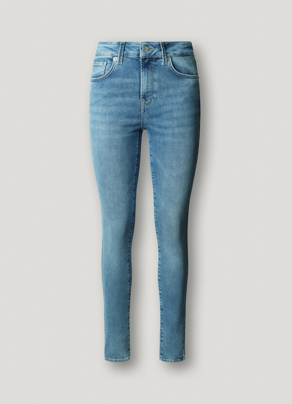 MID-RISE SKINNY FIT JEANS - REGENT