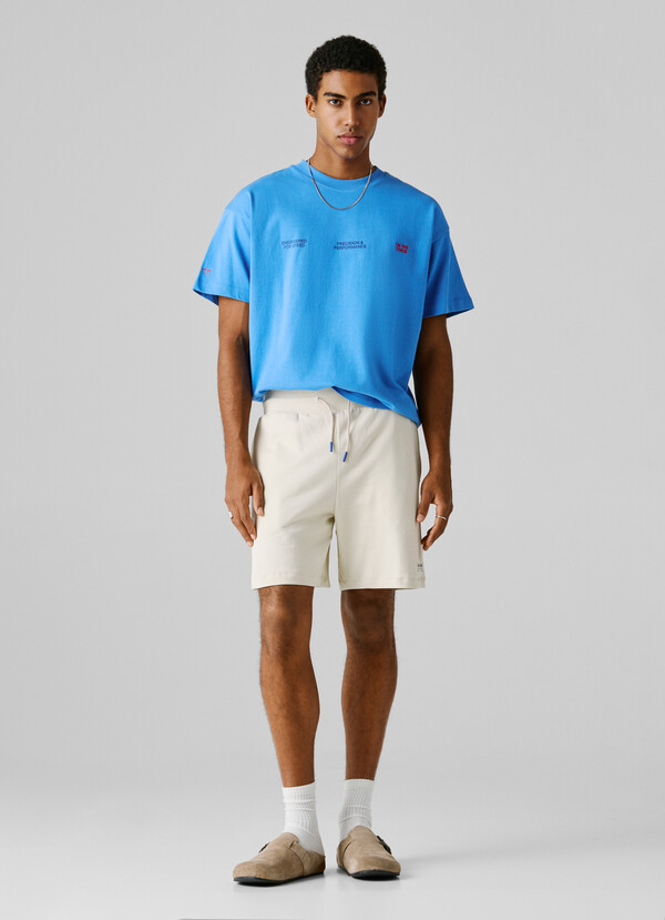 RELAXED FIT JERSEY SHORTS