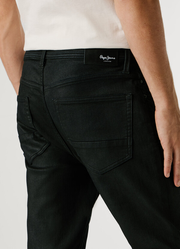 SLIM FIT MID-RISE JEANS - TRACK