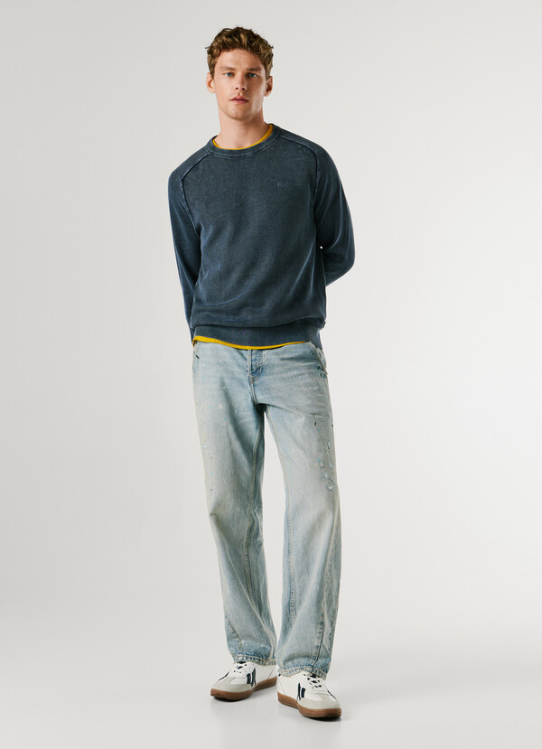 LOW-RISE LOOSE FIT JEANS - HELIX