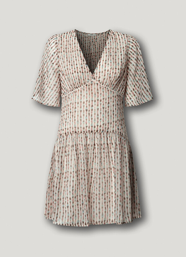 IKAT PRINT MINI DRESS