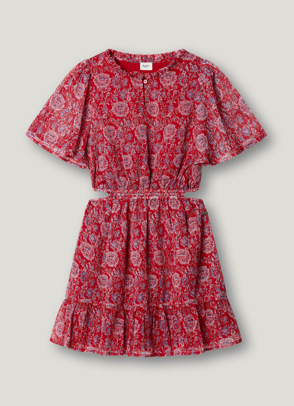 FLORAL PRINT MINI DRESS