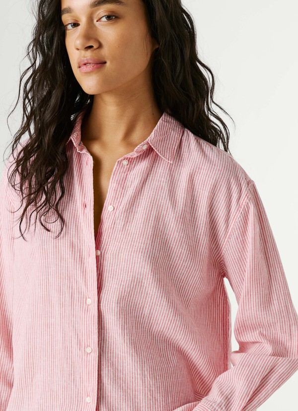 RELAXED FIT STRIPED SHIRT