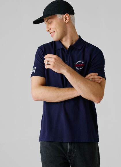 RELAXED FIT PIQU&Eacute; POLO