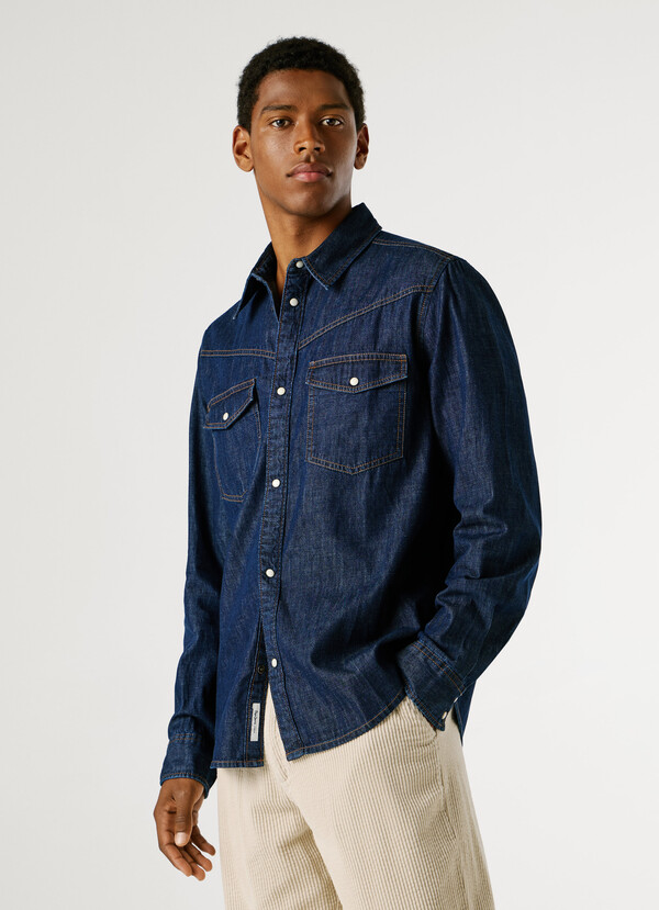 REGULAR FIT DENIM SHIRT