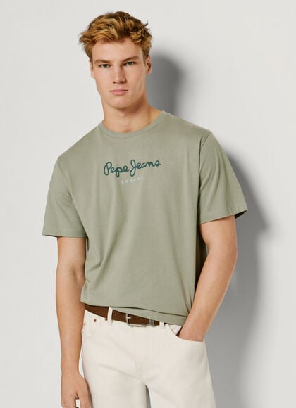REGULAR FIT LOGO PRINT T-SHIRT