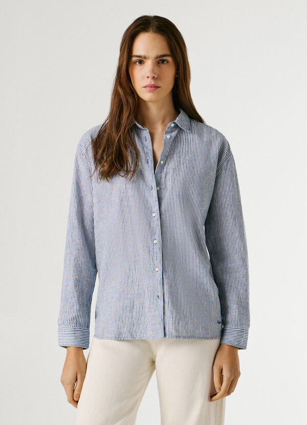 RELAXED FIT STRIPED SHIRT