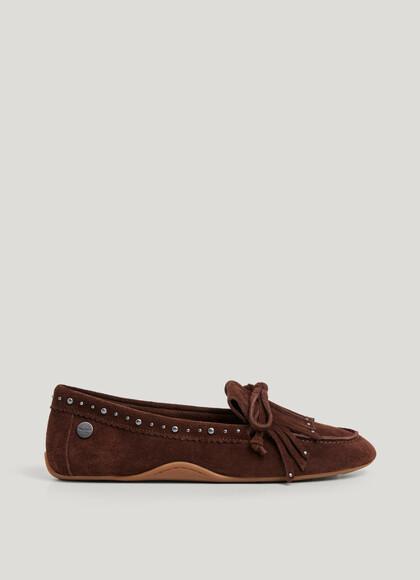 SUEDE LOAFERS