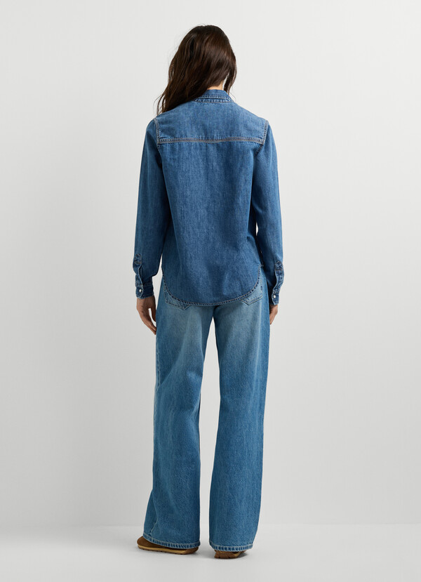 REGULAR FIT DENIM SHIRT